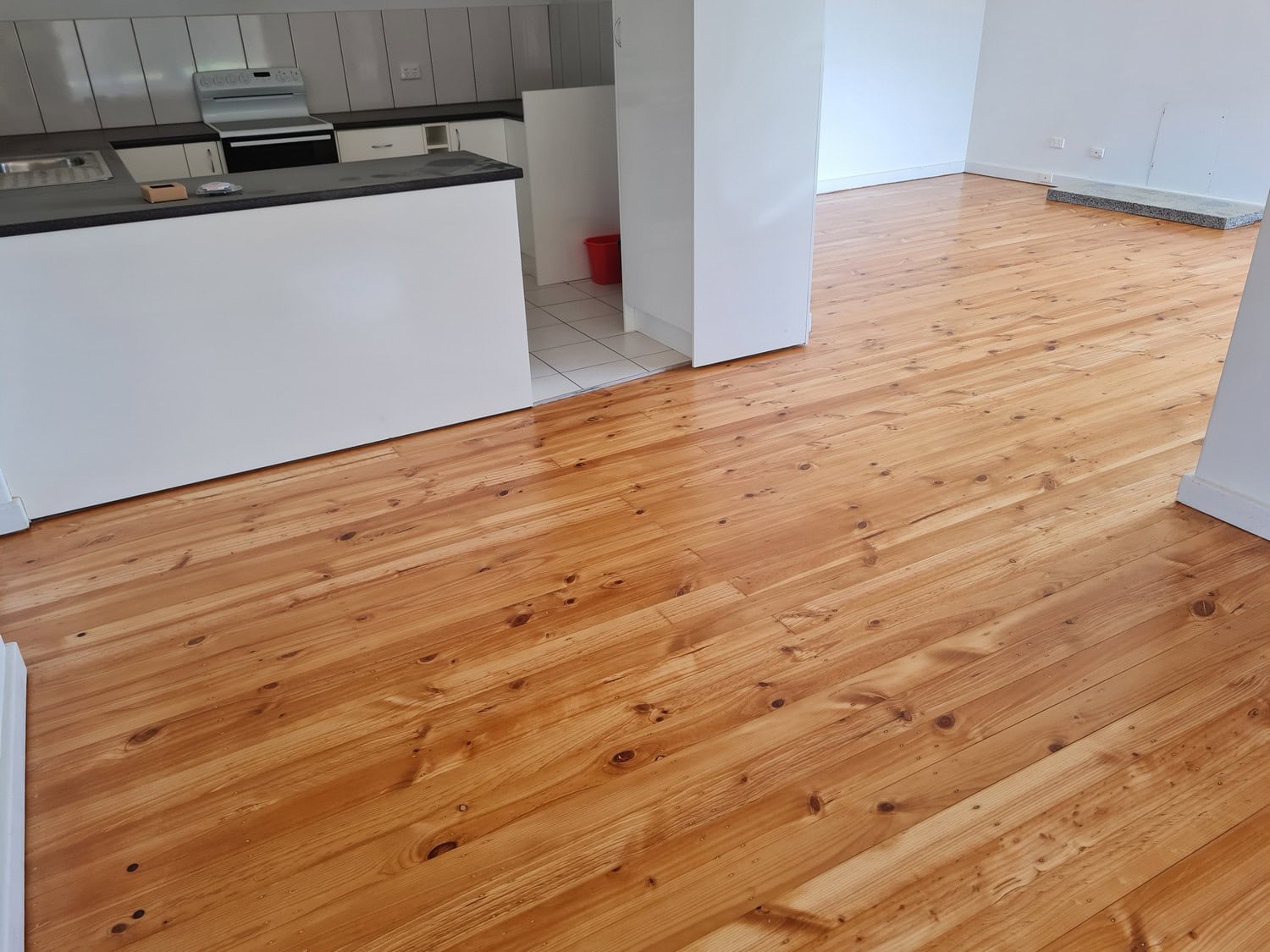 Polished Radiata Pine floor 6