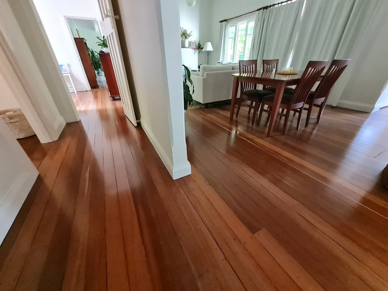 Polished jarrah Floor 2